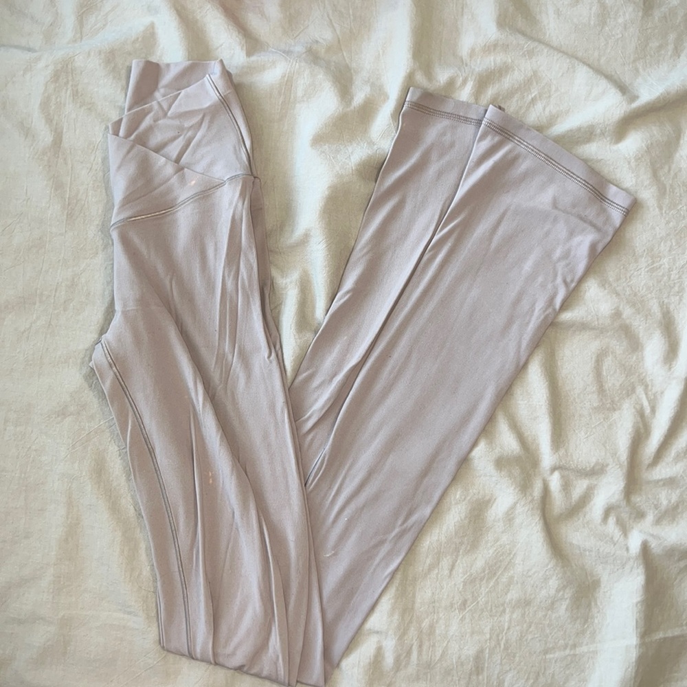 aerie crossover flare leggings